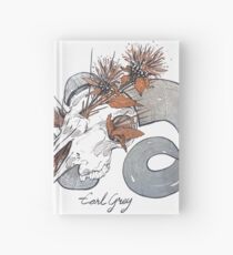 MorbidiTea - Earl Grey with Ram Skull Hardcover Journal