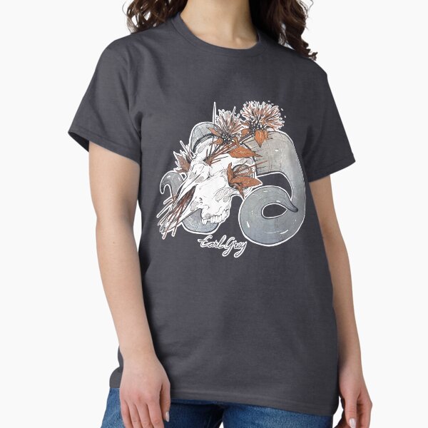 Item preview, MorbidiTea - Earl Grey with Ram Skull designed and sold by MicaelaDawn.