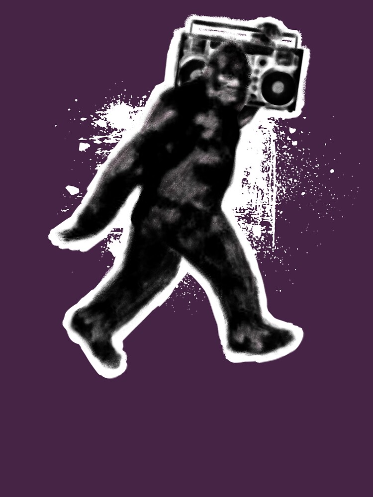 Bigfoot Sasquatch Yeti Boombox Dance by DOODL