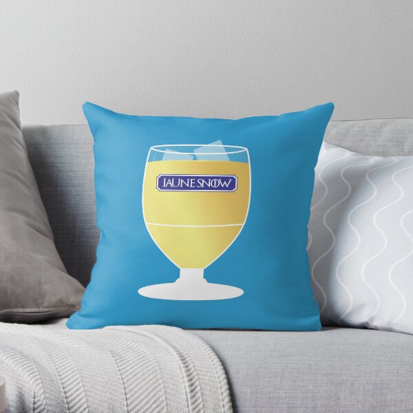 Yellow Snow - Jon Snow - Ricard - V2 Throw Pillow