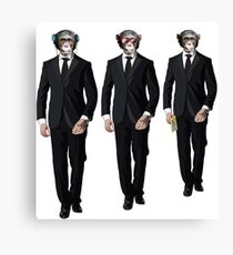Three Wise Monkeys Canvas Print