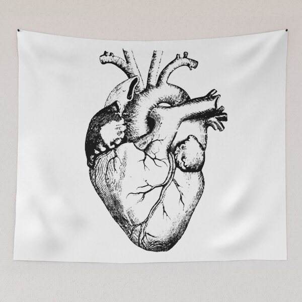 Item preview, Vintage Human Heart Medical Illustration designed and sold by avidfan2000.