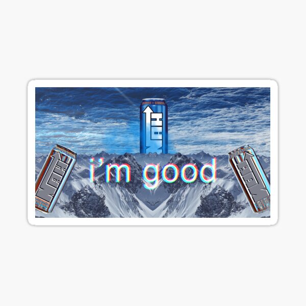 I'm good mountains Sticker