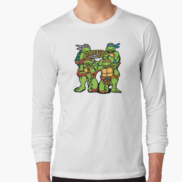 TMNT - Turtles Pizza - Adult Long Sleeve T-Shirt – YourFavoriteTShirts