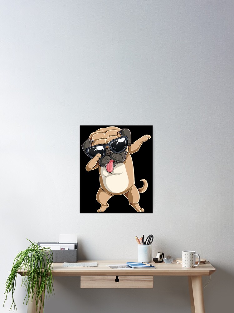Dabbing Pug Dog Premium T-Shirt - Dab Dance Puppy Dabbing Pug Dog Premium T-Shirt - Dab Dance Puppy