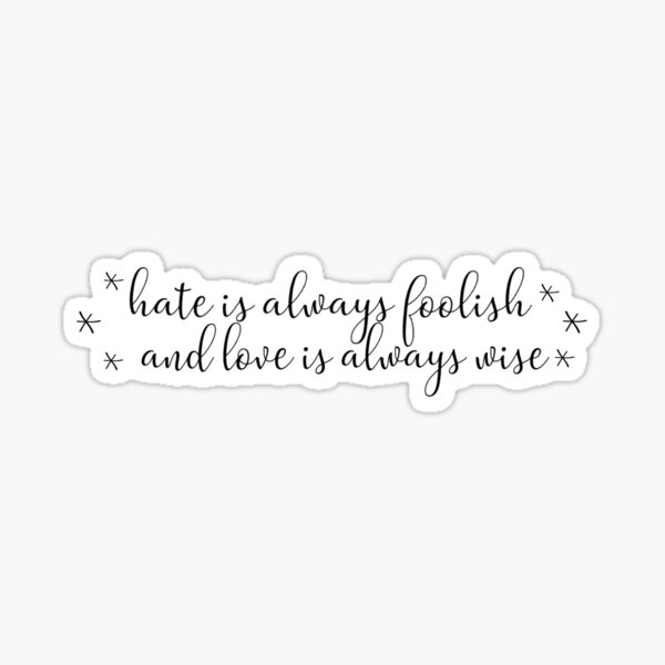 12th Doctor's Last Words Sticker