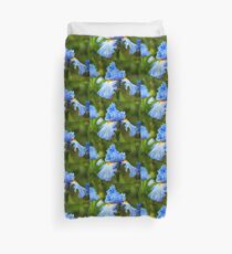 Blue Iris Duvet Cover