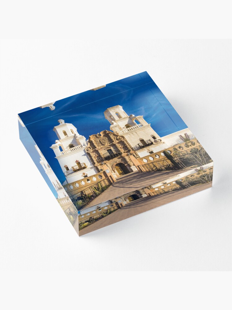 Alternate view of Mission San Xavier Acrylic Block