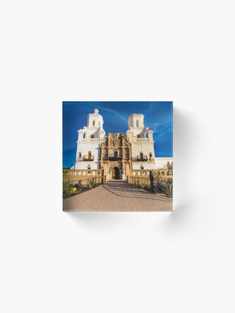 Alternate view of Mission San Xavier Acrylic Block