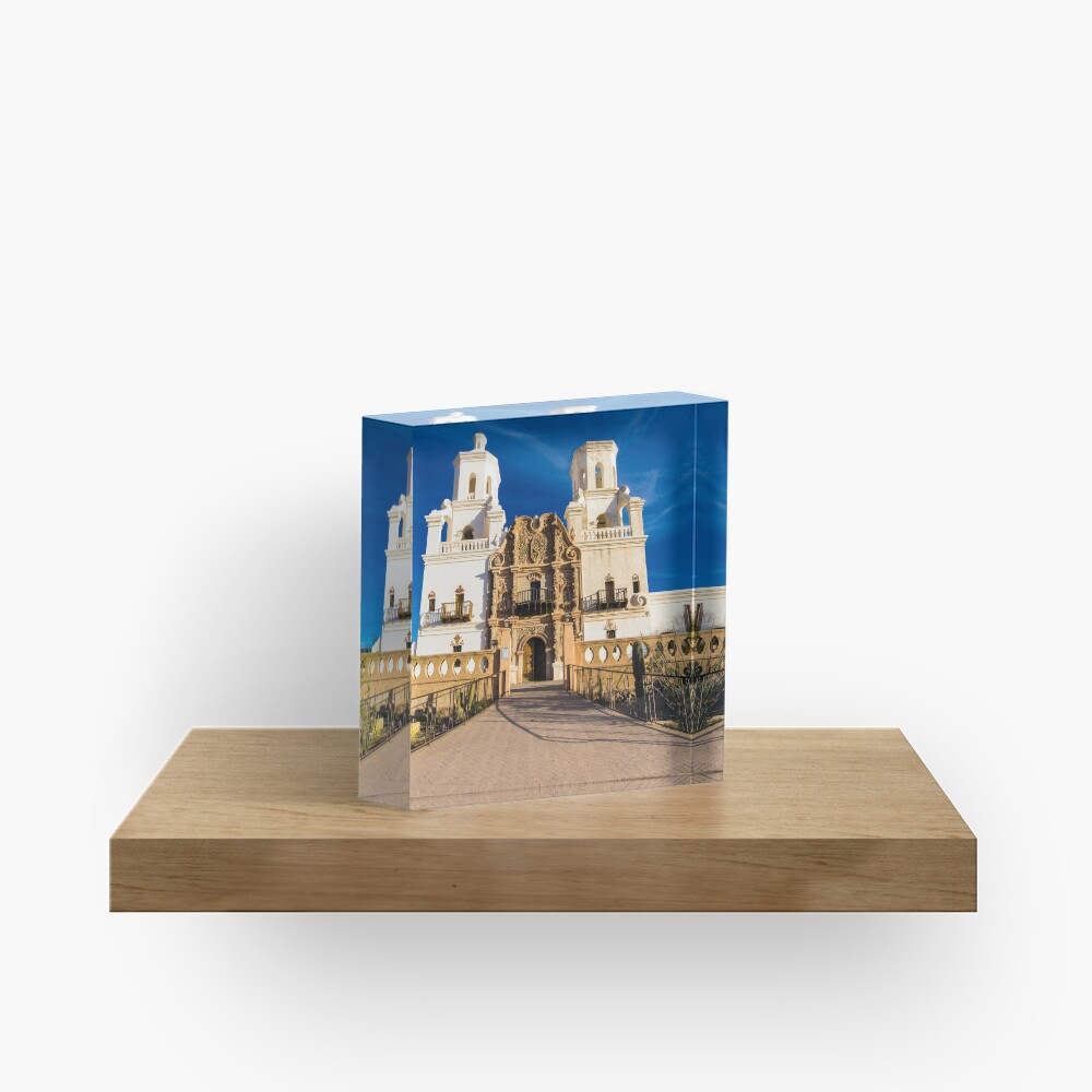 Mission San Xavier Acrylic Block