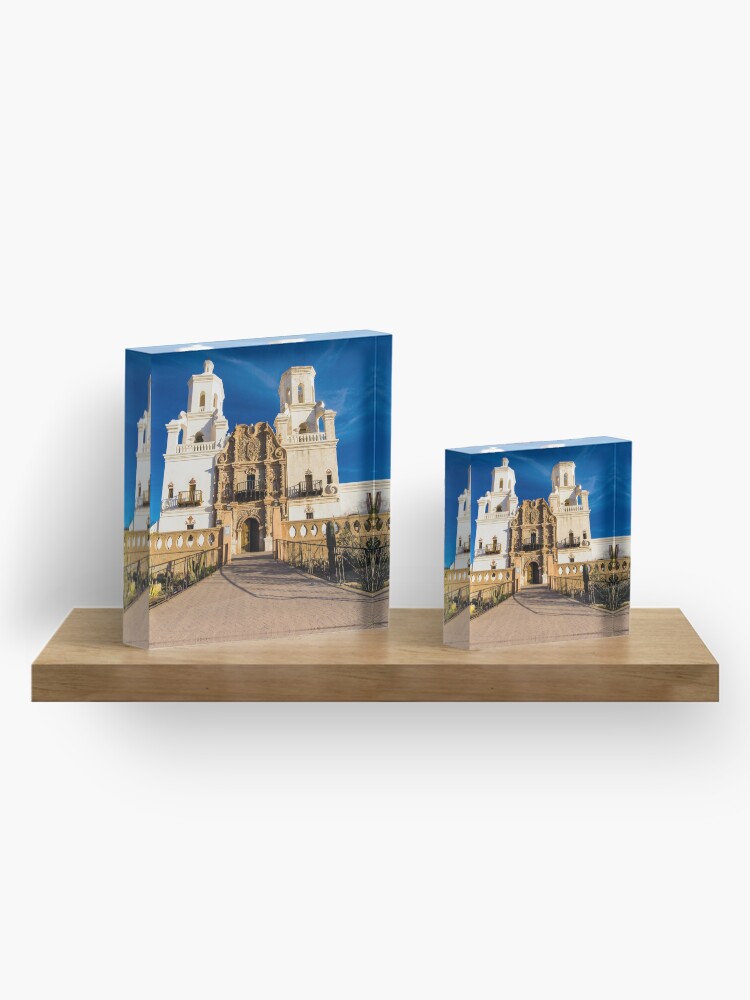 Alternate view of Mission San Xavier Acrylic Block