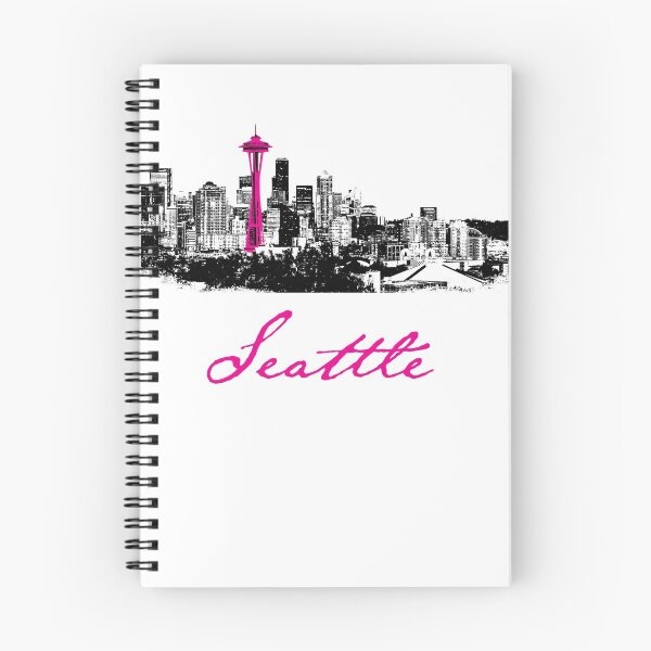 Item preview, Pink Space Needle Seattle Washington designed and sold by randomarthouse.