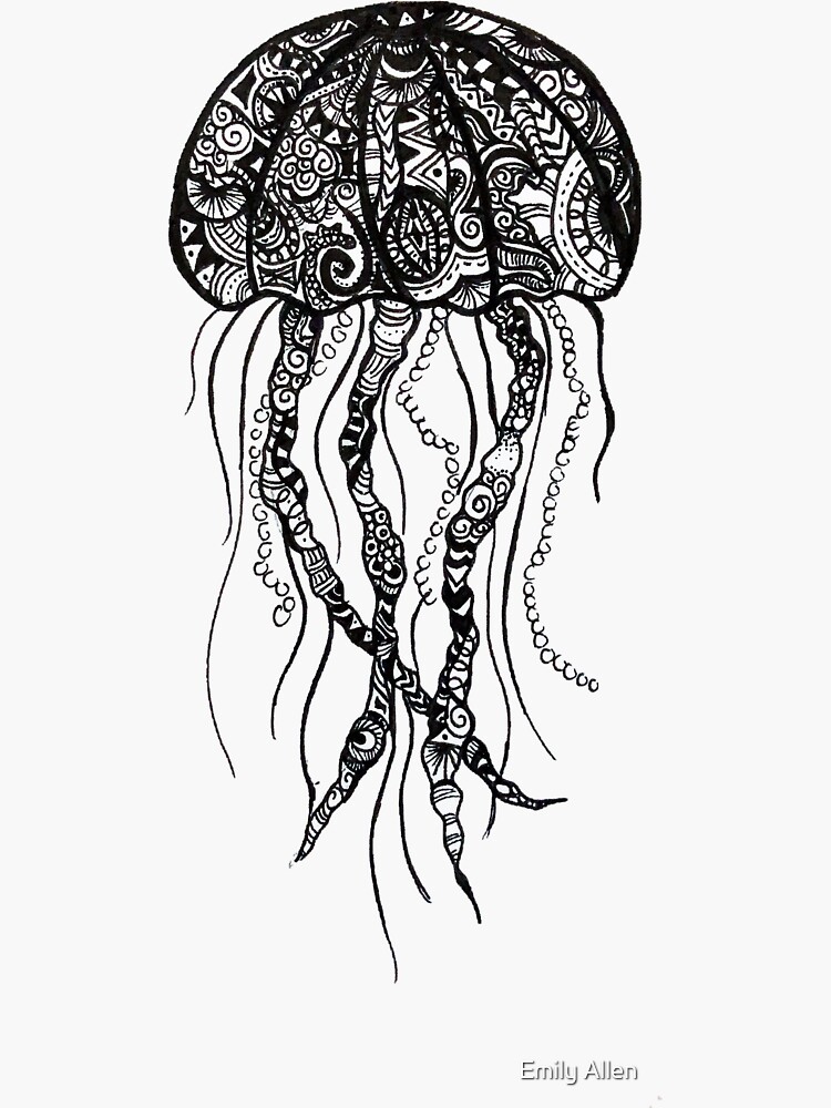 "Jellyfish" Sticker for Sale by butterslap97 Redbubble