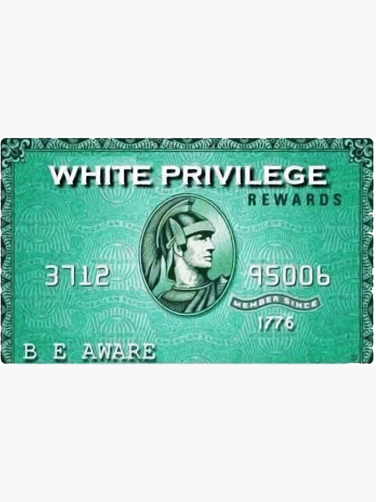White Privilege Card Printable Printable Word Searches