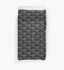 Schwarze Goyard-Bettdecke Bettbezug