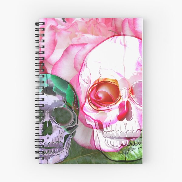 Aperçu de l'œuvre Skulls and roses "I'm watching you" créée et vendue par JoAnnFineArt.