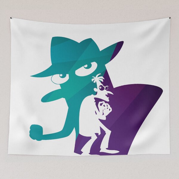 Item preview, DoofenPerry Purple and Teal designed and sold by polliadesign.