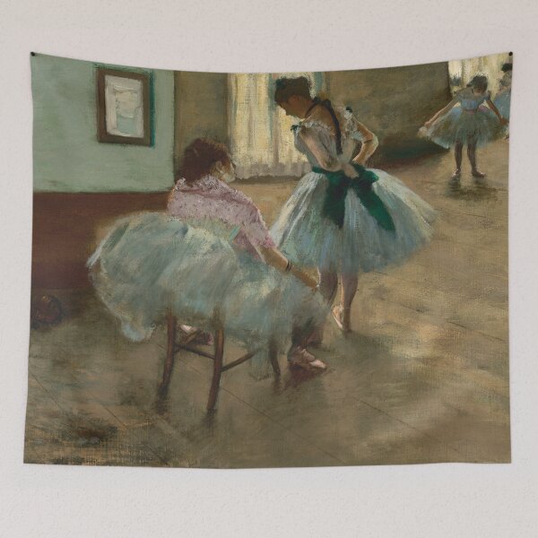 Item preview, Edgar Degas, The Dance Lesson, 1879 Painting designed and sold by VibrantDesign.