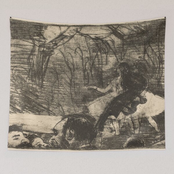 Item preview, Edgar Degas, On Stage (Sur la scène (3e planche)), 1877 Print designed and sold by VibrantDesign.