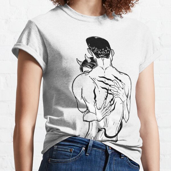 Man arms of a demon Succubus. Classic T-Shirt