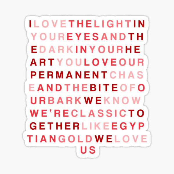 Valentine Sticker