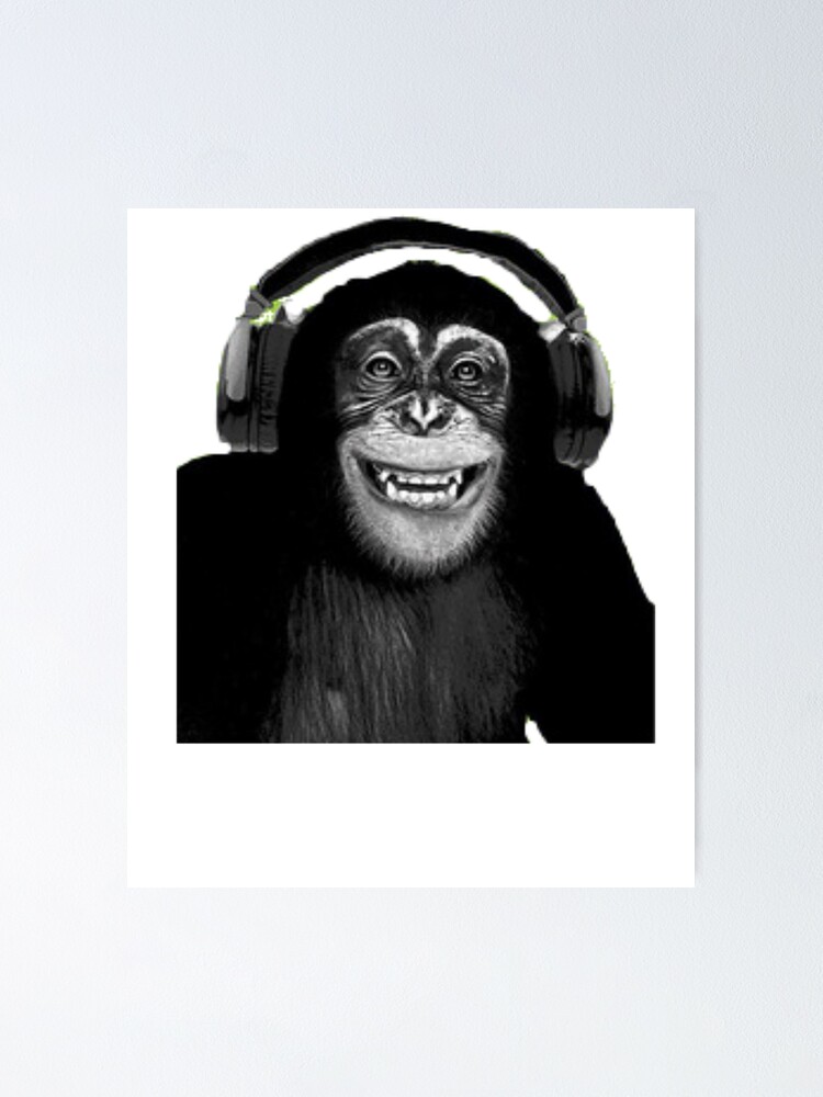 Chimp - Chimpanzee - Cute Monkey Sketch - Chimpanzee Shirt - Chimp Art" Poster by Galvanized | Redbubble