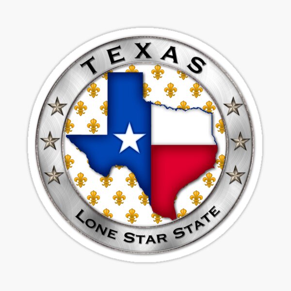 Texas French Sticker