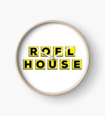 ROFL House (Waffle House Parody) Clock