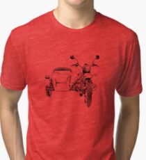 Sidecar motorcycle Tri-blend T-Shirt