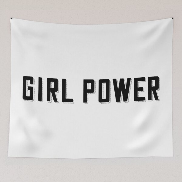 Item preview, GIRL POWER quote design designed and sold by littleprints.