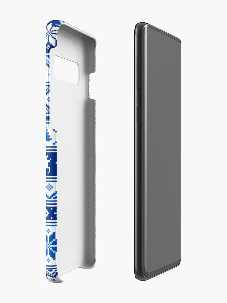 Alternate view of Nordic - Scandinavian Winter Blue Case & Skin for Samsung Galaxy