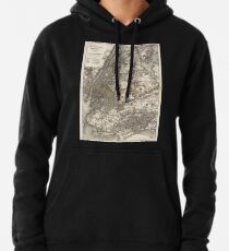 Sudadera con capucha 0152 Railroad Maps Map of New York City Brooklyn and vicinity showing surface elevated railroads in operation and