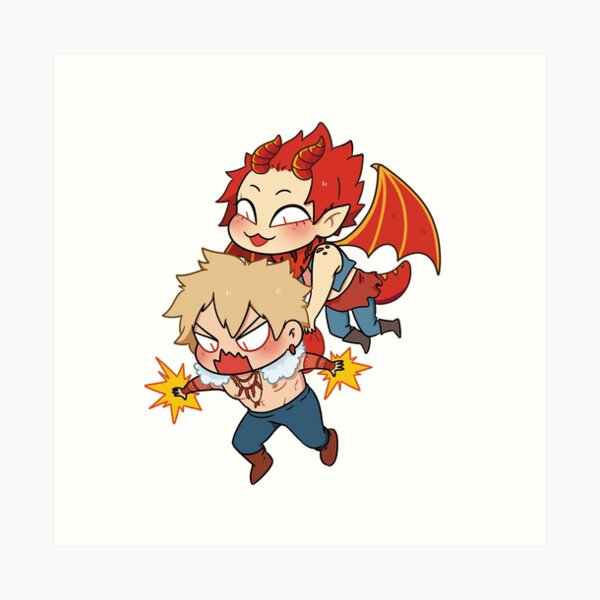 Dragon Kirishima Art Prints | Redbubble