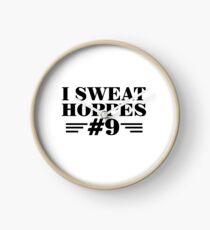 I Sweat Hoppes #9 Clock