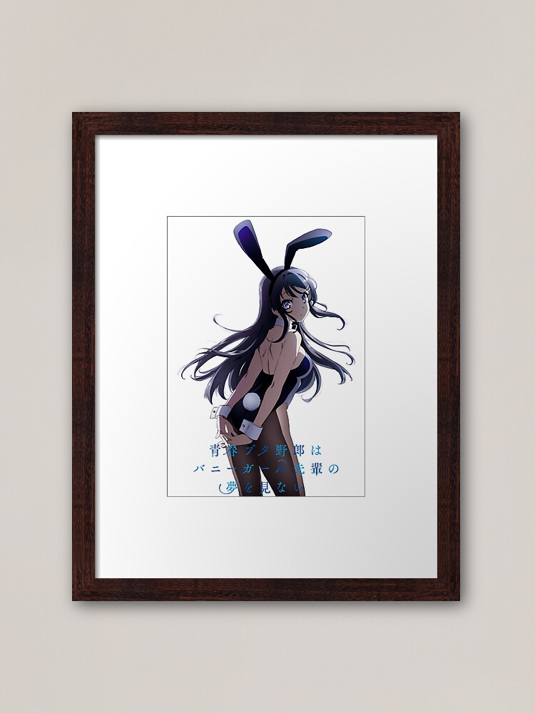 Seishun Buta Yarou wa Bunny Girl Senpai no Yume wo Minai(Rascal Does Not  Dream of Bunny Girl Senpai) - Japanese Version Poster for Sale by Hesona