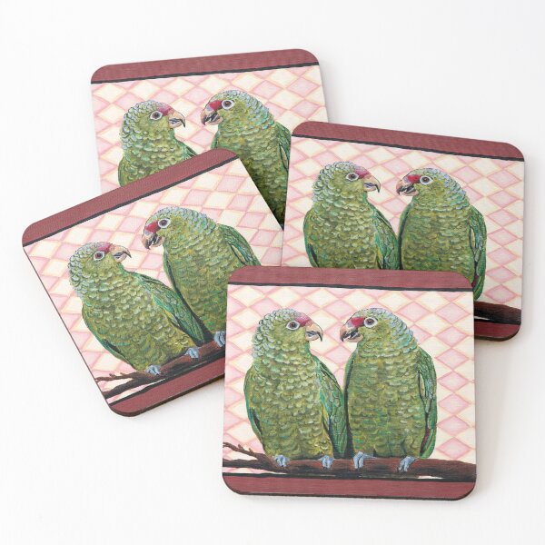 Item preview, Green Parrots designed and sold by Julie Ann Accornero.