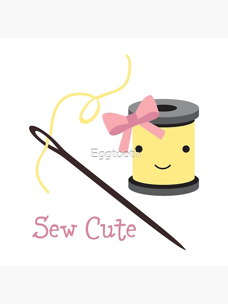 Sew Cute Art Board Print for Sale by Eggtooth