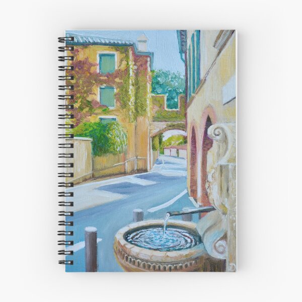 Artikelvorschau, Asolo-Brunnen auf der Via Forestuzzo entworfen und verkauft von Dai Wynn Fine Art.