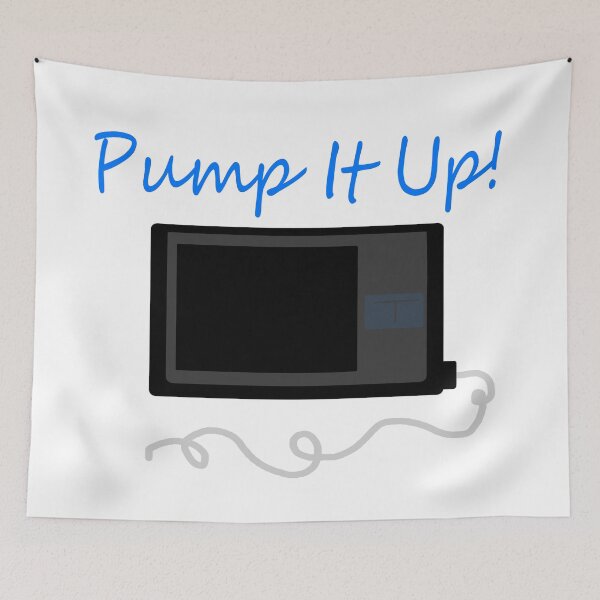 Item preview, Pump It Up! Blue  designed and sold by CatGirl101.