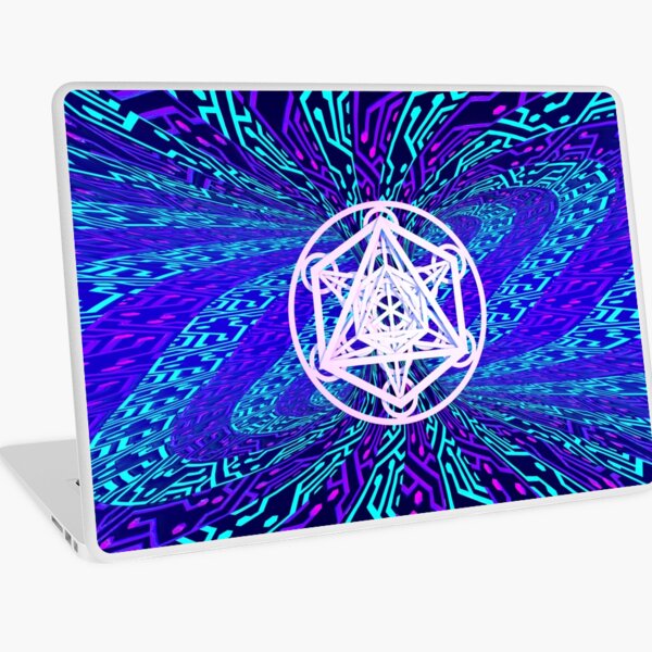 Metatron's Cube - Torus Chamber Laptop Skin
