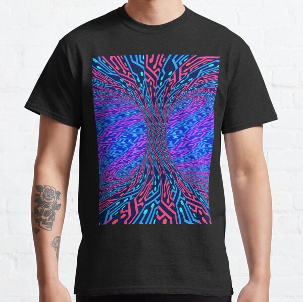 Neon Torus 3D Render (Alternate Color) Classic T-Shirt