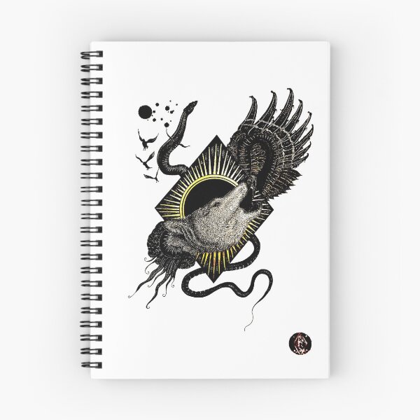Item preview, Lobo aullador - Trabajo de pluma y tinta designed and sold by Konstantinos Konstantelos.