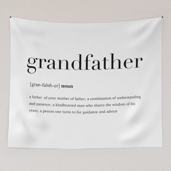 Item preview, Grandfather definition designed and sold by Peonie Design.