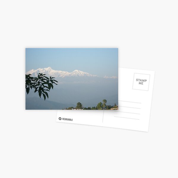 Snow-capped poetry Postcard