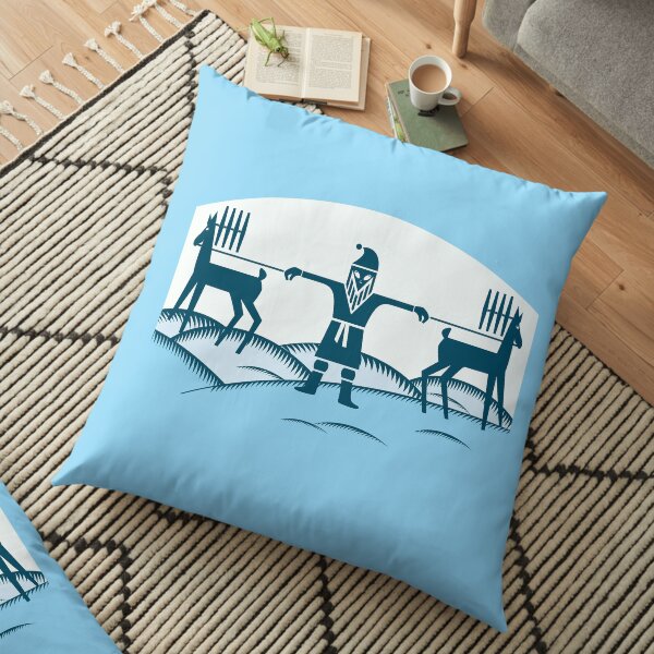 Fuss before Christmas. Floor Pillow