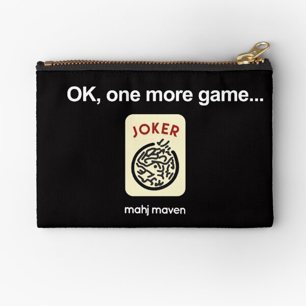 Item preview, Mahjong Zipper Pouch by Mahj Maven designed and sold by civicthings.