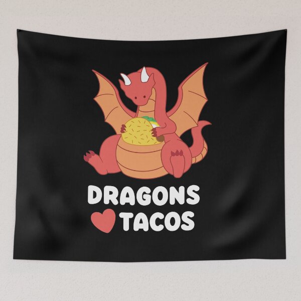 Item preview, Dragons Love Tacos designed and sold by EKGifts.
