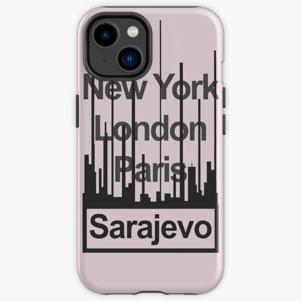 Bosnien und Herzegowina Sarajevo City Text Design iPhone Robuste Hülle