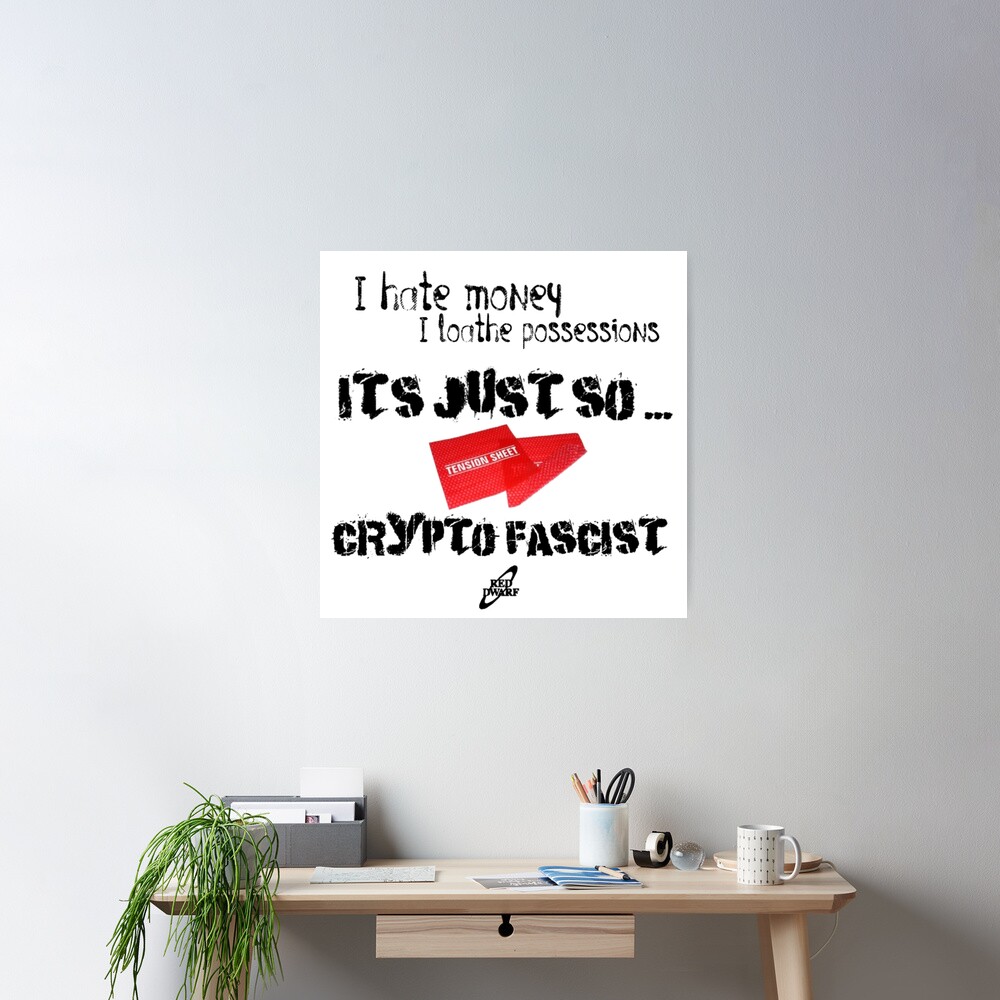 crypto fascist Poster