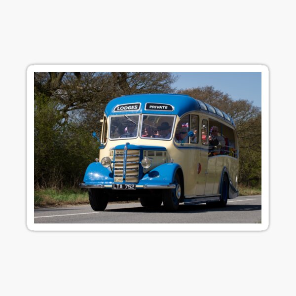 1950s Bedford Vintage Bus / Coach Sticker